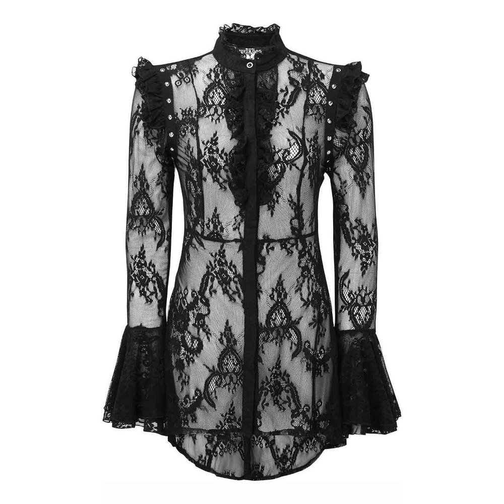 RARE!!! Sold out online! She’s Wicked Lace Blouse KILLSTAR New With Tags! - Picture 3 of 5